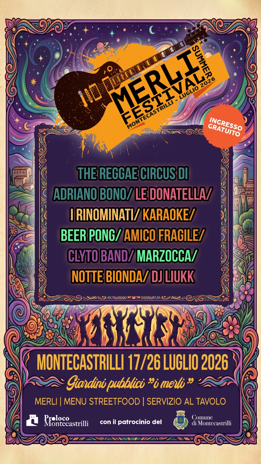 Locandina ufficiale Merli Summer Festival 2026